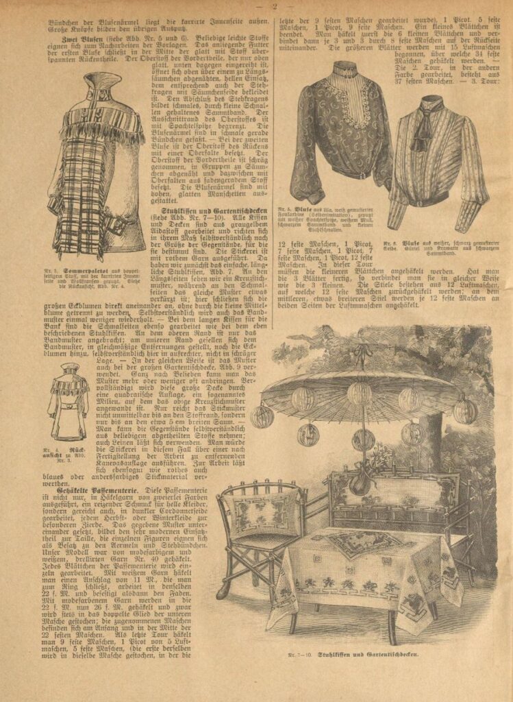 Blätter für Mode und Handarbeit 1902
